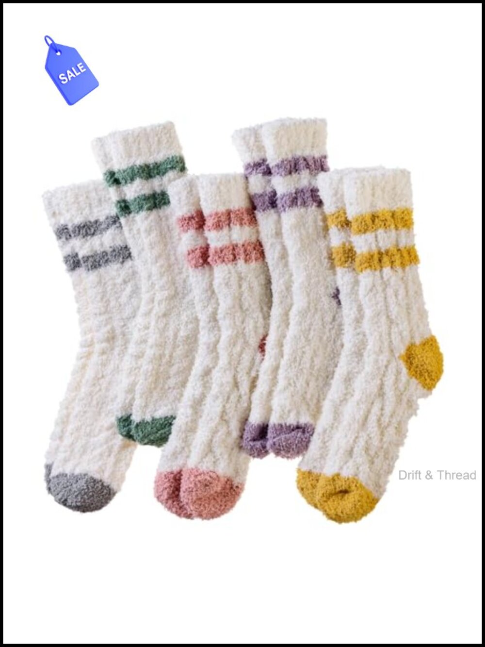 Fuzzy Slipper Socks Soft Cozy Fluffy Plush Winter Warm Sleeping Socks